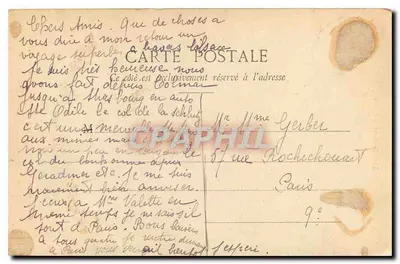 La Cuve du Kruppenfelds na Estrada de Munique — Altos da Vosgues — Imp. Ad. Welck, Saint-Dié, N° 2801 — Verso
