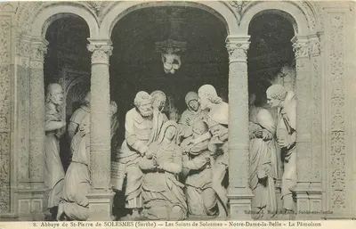 Abadia de São Pedro de SOLESMES (Sarthe) — Os Santos de Solesmes — Nossa Senhora da Bela — A Pâmoison — Edição J. Majid, fot. Sablé-sur-Sarthe