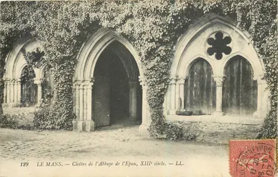 Le Mans — Cloître da Abadia de l'Epau, XIIIº século — LL.