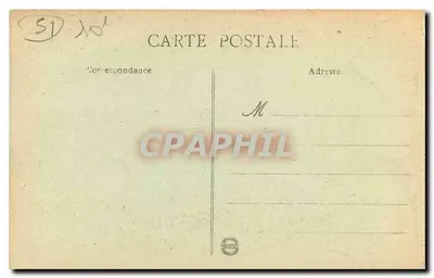 Reims - Widok katedry z ulicy École-de-Médecine — Wojna 1914-18 — L. C. H. - Visé, Paryż — Rewers