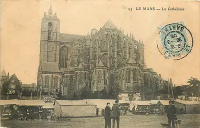 Le Mans — A Catedral — E. L. M. — Sala das Noticias