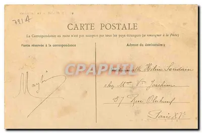 Le Mans — A Catedral — E. L. M. — Sala das Noticias — Verso