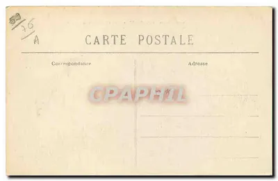 Abadia de SOLESMES, vista do Castelo da Grange — 1796 — Editor J. Mahieu, Solesmes-sur-Sarthe — Verso