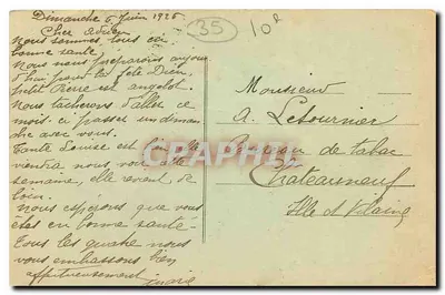 Rennes - Jardim das Plantas - O Quadrado Duguesclin — Edição das Novas Rennaises, n°60 — Verso