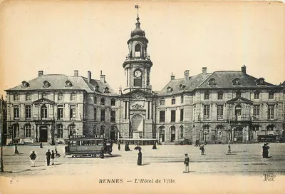Rennes — O Hotel de Ville — ND Phot.