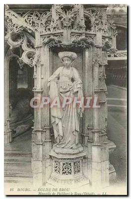 Bourg — Igreja de Brou — Mausoléu de Philibert le Beau (Detalhe)