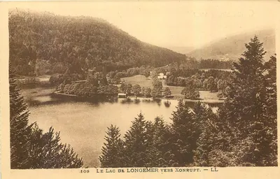 O Lago de Longemer perto de Xonrupt — LL — n°109