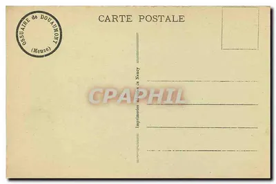 Ossuário provisório de Verdun — Início da Obra de Douaumont — Impressoras de Nancy — Verso