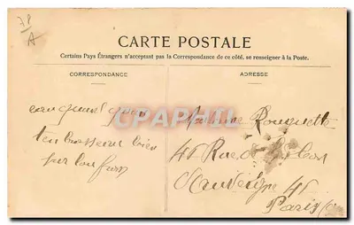 Versailles - Hameau de Trianon - Le Moulin et le Réchauffoir — Editor Hachette, n° 90 — Verso