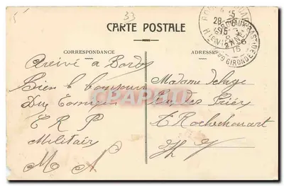 Bordeaux — La Tour Saint-Michel — A.H. - 10 — Reverso