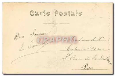 Lyon — Wzgórze Fourvière i stara kaplica — E.C.L. — Rewers