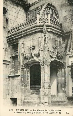 Beauvais — A Escada (detalhe) Rua do Abade Gellée No 16 — LL