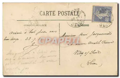 Saint-Malo — La Porte Saint-Vincent — E.L. n°35 — Rewers