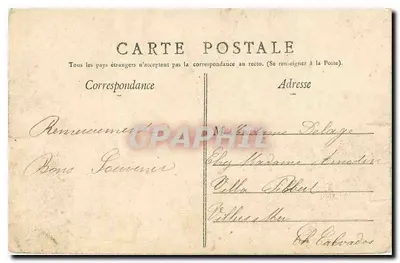 Margens do Loiret — Castelo de Boullay-les-Bois — editor Galeries — Verso