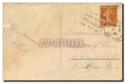 LUC-sur-MER - Baigneurs przy wysokiej mierze — wydawca AHA, n° 57 — Rewers