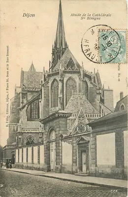 Dijon — Abside da Catedral de Santa Bénigne — R. Fillu, Editor, Dijon