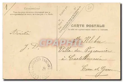 Dijon — Abside da Catedral de Santa Bénigne — R. Fillu, Editor, Dijon — Verso