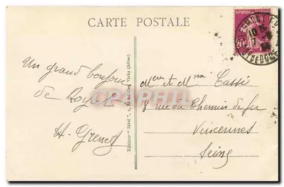 ROYAT-les-BAINS — Le Paradis — Wydawnictwo 'Ideal' n°4244 — Rewers