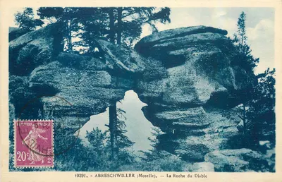 Abreschwiller (Moselle) — A Roche du Diable — Editor Robert Merlin, Superbouy, n° 10391