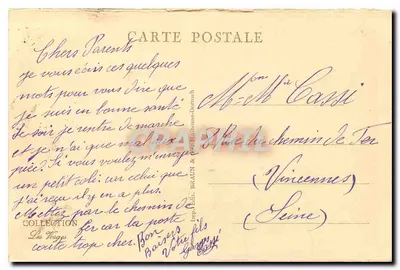 Dolina jezior Retournemer i Longemer — 1235 — Wydawnictwo Léa Braun & Cie, Mulhouse-Darnach — Rewers