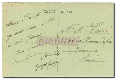 Camp d'Oberhoffen - Les Sables - Effet du Mer — Édition Kehlheiser & Guignau, n° 1549 — Verso