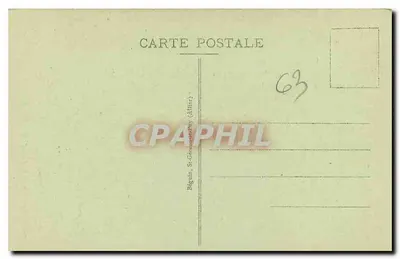 La Brèche de la Dent du Marais und Blick auf Murols — Das pittoreske Auvergne — Idéal, n° 3384 — Rückseite