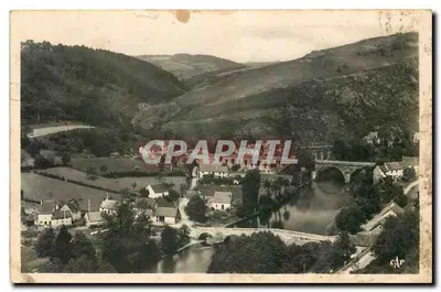 Ponte de Ménat — Vista geral — C.A.P. (40) - Vale da Sioule