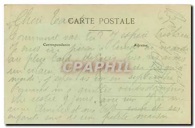 La Bourboule — Aleja Głównej Stacji — Piekna Auvergne — wyd. PM, n° 2635 — Rewers