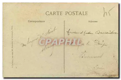 Olivet (Loiret) — O Restaurante Paul Foret — Editor La Dory, Paris, n° 3640 — Verso