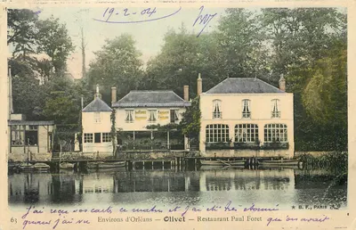 Arredores de Orléans — Olivet — Restaurante Paul Foret — B.F., Paris