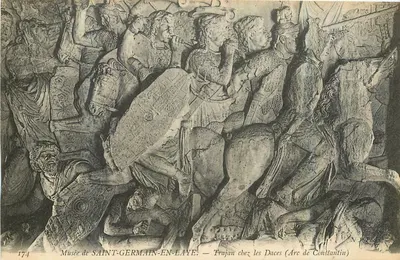 Museu de SAINT-GERMAIN-EN-LAYE — Trajano entre os Dáciais (Arco de Constantino)