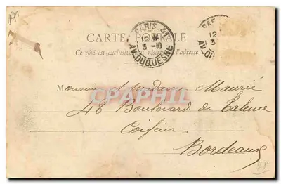 Palácio de Versalhes - A Galeria dos Espelhos — Mme Moreau, editora, Versalhes — Verso