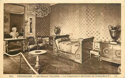 Versailles — O Grande Trianon — A Câmara de Dormir de Napoleão I — LL n°301