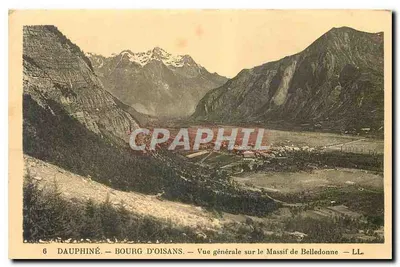Dauphiné - Bourg d'Oisans - Vista geral do Massif de Belledonne - LL