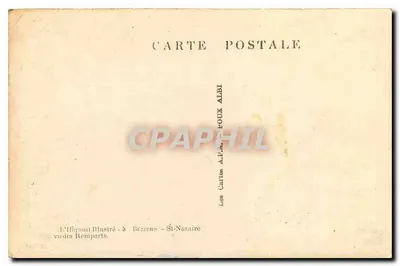 Saint-Nazaire — Vista dos Muros — Les Cartes Postales A.F.A. POUX ALBI — Verso