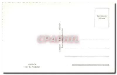 Kościół Najświętszej Wniebowzięcia — Annecy — Wydawnictwo CID Annecy nr 1520 — Rewers