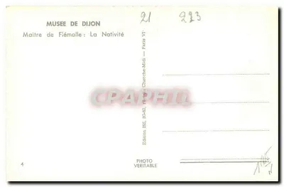 Narodziny — Mistrz z Flémalle — Muzeum w Dijonie — Rewers