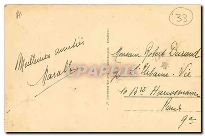 Arcachon - Brzeg Srebrny - zachód słońca — Wydawnictwo CPAPHIL, nr 163 — Rewers
