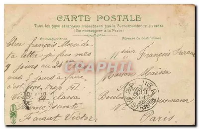 Villefranche-sur-Mer — a Escadra no Estaleiro — Costa Azul, série 3262 — Verso