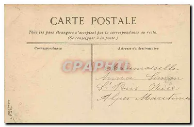 Nîmes. Arene — Widok Koloseum — L.Y.&C° nr 37 — Rewers