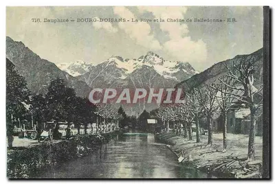 Bourg-d'Oisans — A Riva e a Cadeia de Belledonne — E.R.