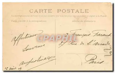Nevers — Wieża Katedry — rozpoczęta w 1509 roku przez biskupa Bothiera i zakończona w 1528 roku — wydawca nieznany — Rewers