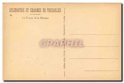 Kaplica Muzyki — Versailles — Wydawnictwo Sztuki YVON — Rewers
