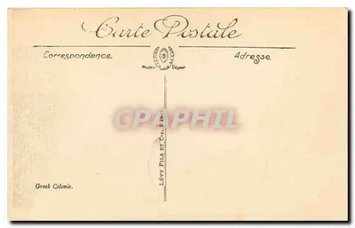 Marseille — Kolonia Grecka — Puvis de Chavannes — Rewers