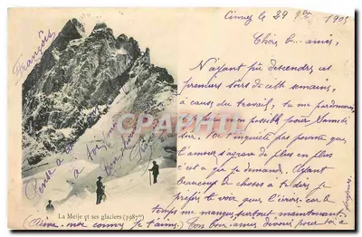 A Meije e seus glaciares (3987m) — Cume da Meije — editor não identificado