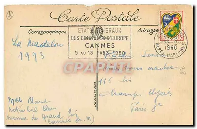 Wodospad Oursière — Okolice Uriage-les-Bains — Massif de Belledonne — Wydawca SELECTA, n°12 — Rewers