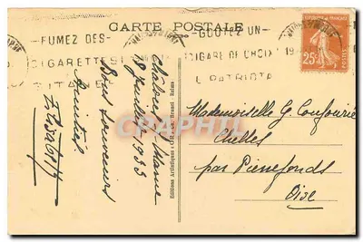 Chalons-sur-Marne — O Pequeno Jardim — O Nau e os Cisnes — Edições Artísticas & OR, n°61 — Verso