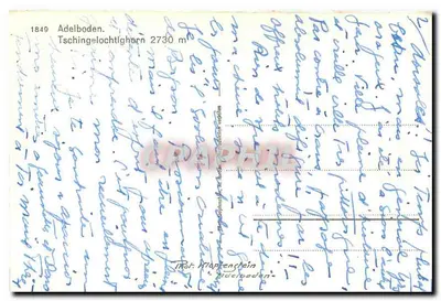 Tschingelotighorn — 2730 m — Fot. Mapfenstein, Adelboden — Rewers