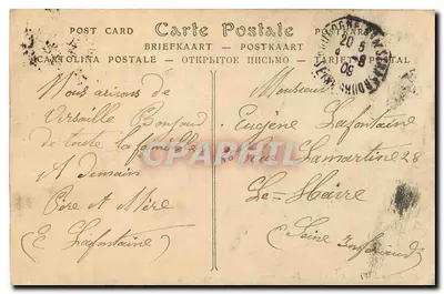 Pałac w VERSAILLES — Front główny — ND Phot. — Rewers