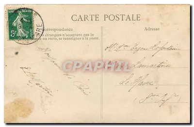 Paris — Avenida do Bois de Boulogne — Editor E.P.D. n° 479 — Verso